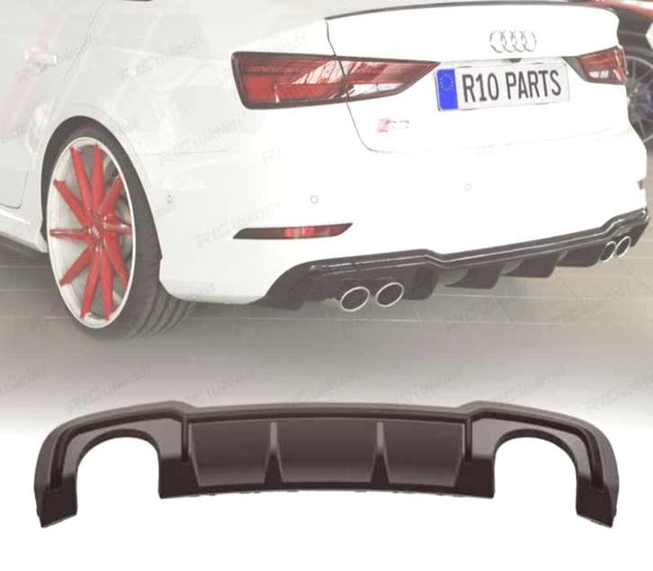 DIFFUSEUR AUDI A3 S LINE BERLINE 17-20 LOOK RS3, Autos : Pièces & Accessoires, Carrosserie & Tôlerie, Envoi