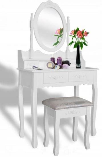 Kaptafel Set Uniek Design | Shabby Chic | Laatste Stuks!, Ophalen of Verzenden, Met wielen, Nieuw