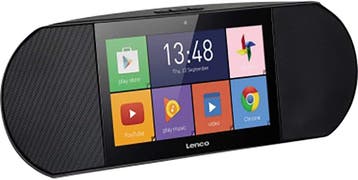 Internetradio met wifi - Android Radio - Zwart - Lenco, Verzenden, Nieuw