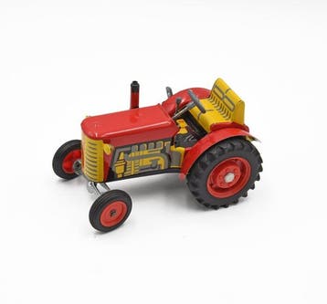 Kovap - Zetor-tractor met aanhanger - Opwindbaar blikken