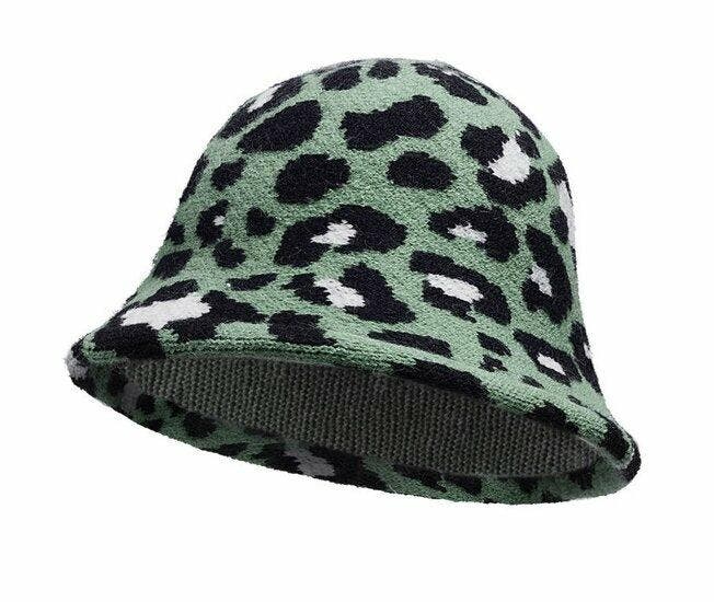 Bucket Hat Hoedje – Panterprint - Soft – One Size – Groen, Kleding | Dames, Hoeden en Petten
