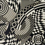 VERSACE Decori Optical Bianco/Nero 78x78 Hoogglans /, Ophalen of Verzenden, Nieuw