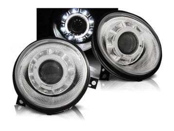 Daylight Chrome koplampen geschikt voor VW Lupo, Verzenden