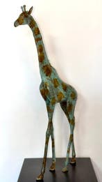 Abdoulaye Derme - sculptuur, Grande Girafe - 63 cm - 63 cm -, Antiek en Kunst