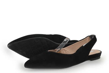 Manfield Ballerinas in maat 40 Zwart, Kleding | Dames, Verzenden, Zwart, Ballerina's, Manfield