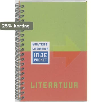 Wolters Literatuur in je pocket 9789001559069 E. Roeland, Verzenden, Zo goed als nieuw, E. Roeland