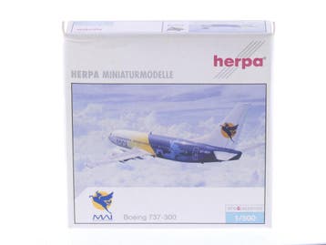 Schaal 1:500 Herpa 505475 Boeing 737-300 MAI - Myanmar Ai..., Ophalen of Verzenden