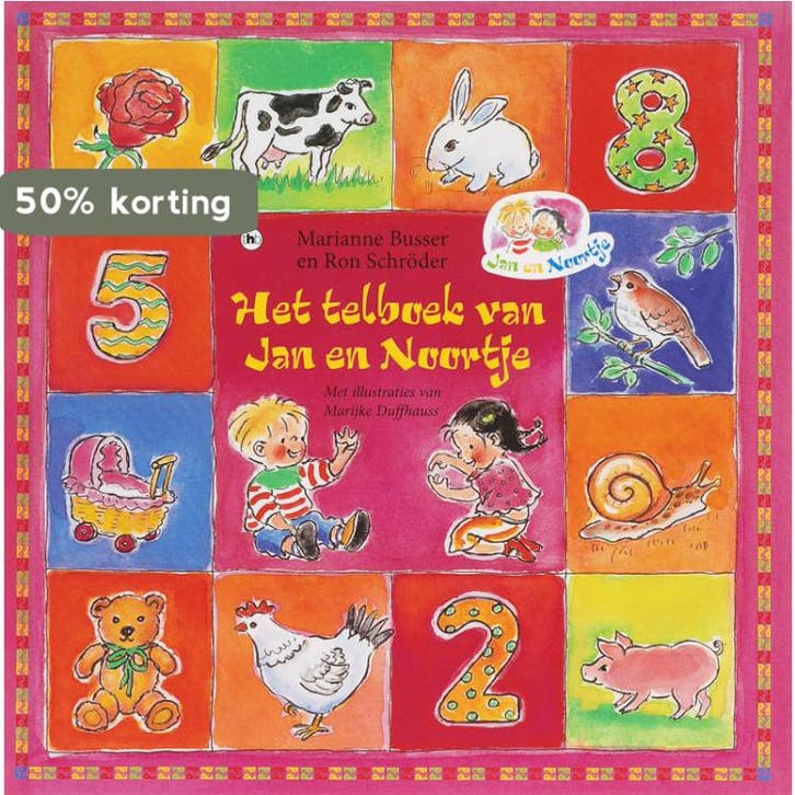Het telboek van Jan en Noortje / Jan en Noortje Ron Schröder, Livres, Livres pour enfants | 4 ans et plus, Envoi