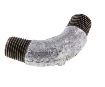 90deg Pipe Angled R1/4 Cast Iron 25bar (351.25psi), Verzenden