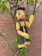 Decoratief ornament - Wooden Pinocchio 61 cm - Italië