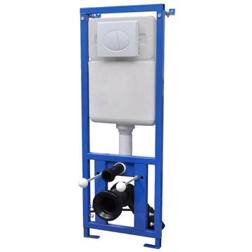 vidaXL Inbouwreservoir voor Hangtoilet 11 L 41x14x(110-125), Verzenden