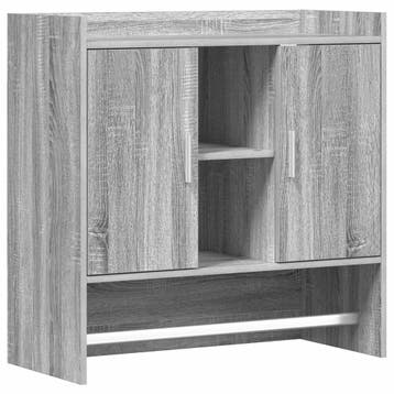 vidaXL Wandplank Muurmontage Grijs Sonoma 80 x 36 x 80 cm, Verzenden, Nieuw