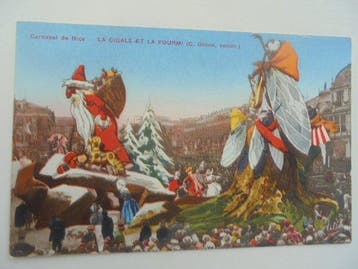 Het carnaval - Ansichtkaart (42) - 1900-1970, Verzamelen, Gelopen