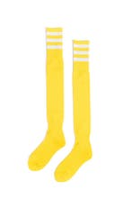 Sokken Geel Witte Strepen 36-41 Dames Heren Unisex Gele Knie, Kleding | Dames, Ophalen of Verzenden, Nieuw