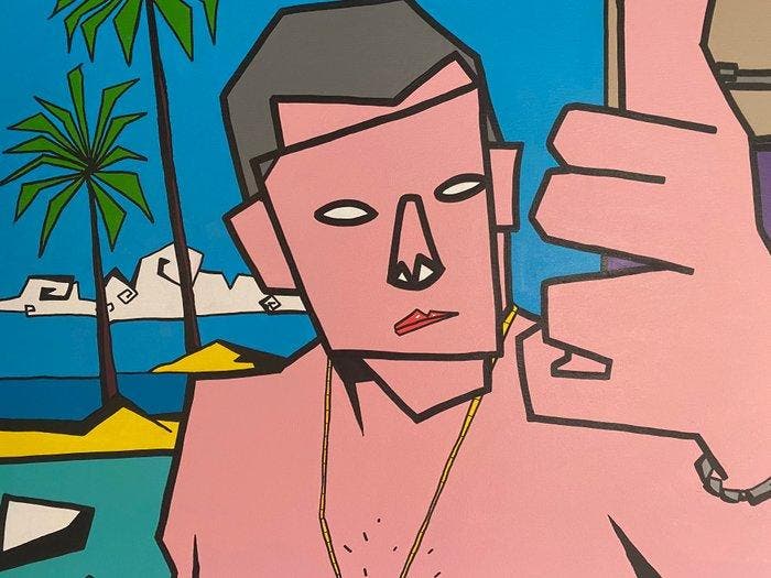 DatKubik - La Haine, Antiquités & Art, Art | Peinture | Moderne