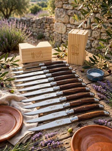 Laguiole - Style de Vie - Ensemble de couteaux de table - 12