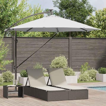 vidaXL Parasol 294 x 294 x 248 cm Polyester en Aluminium, Verzenden, Nieuw