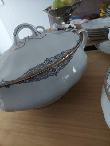 Koenigszelt Silesia - Tafelservies (20) - Olga - Biscuit