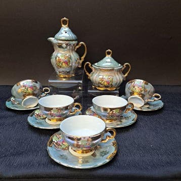 Koffieservies (12) - Mokka - Porselein - Mokka Servies