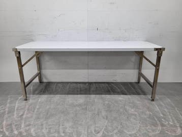 HCB RVS Inklapbare Werktafel Tafel 200 x 70 x 85 cm Horeca, Ophalen of Verzenden, Nieuw in verpakking