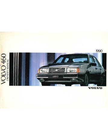 1991 VOLVO 460 INSTRUCTIEBOEKJE ENGELS