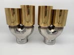 Sierstukken set gold RVS Dubbel Rond – versprongen – 2 x 76, Ophalen of Verzenden