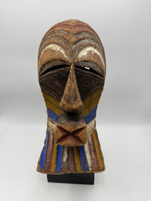 Prachtig Songye-masker - Songye - DR Congo (Zonder, Antiek en Kunst, Kunst | Niet-Westerse kunst