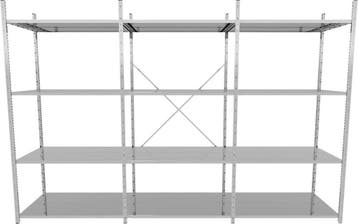 Voordeelrij g3 legbordstelling b1000 x d500 mm Breedte, Ophalen of Verzenden