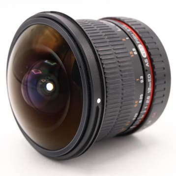 Samyang 12mm F/2.8 ED AS NCS Fish-eye Canon | Occasion, Audio, Tv en Foto, Ophalen of Verzenden, Nieuw