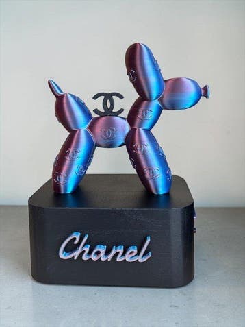 Artiluxx - Color spectrum ballon dog - Chanel edition