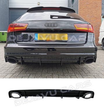 RS6 Look Diffuser voor Audi A6 C7.5 Facelift S line / S6, Ophalen of Verzenden