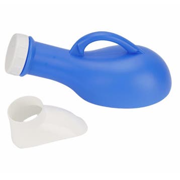 Urinaal unisex met schroefdop - Blauw, Ophalen of Verzenden, Nieuw