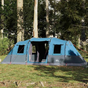 vidaXL Tunneltent 6-persoons waterdicht blauw, Verzenden