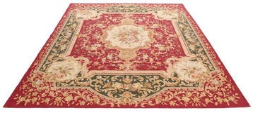 Elegante Aubusson tapijt met de hand geknoopt, tijdloos, Nieuw