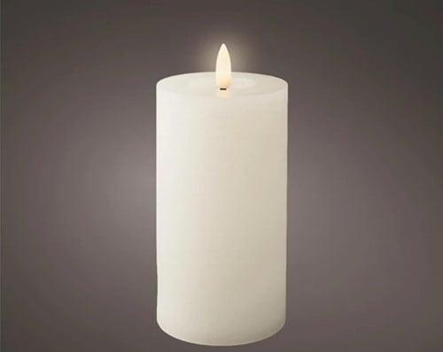 Ledkaars wax steady binnen lumineo wit warm ø7 cm h 15 per, Hobby & Loisirs créatifs, Bricolage