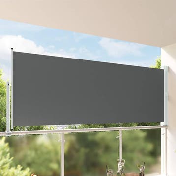 vidaXL Zijkant luifel Antraciet 160 x 300 cm Polyester, Verzenden, Nieuw