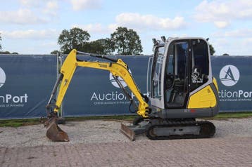 Veiling: Minigraver Wacker Neuson ET18 Diesel 13.4kW 2016, Articles professionnels, Ophalen