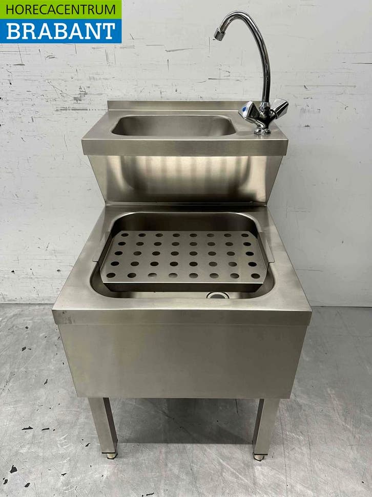Acier inoxydable HCB Évier double Évier à bec verseur combi, Articles professionnels, Horeca | Autre, Envoi