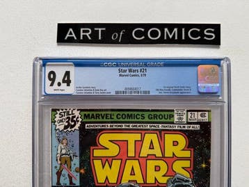 Star Wars #21 - Rare Newsstand Edition - CGC 9.4 - Darth, Nieuw