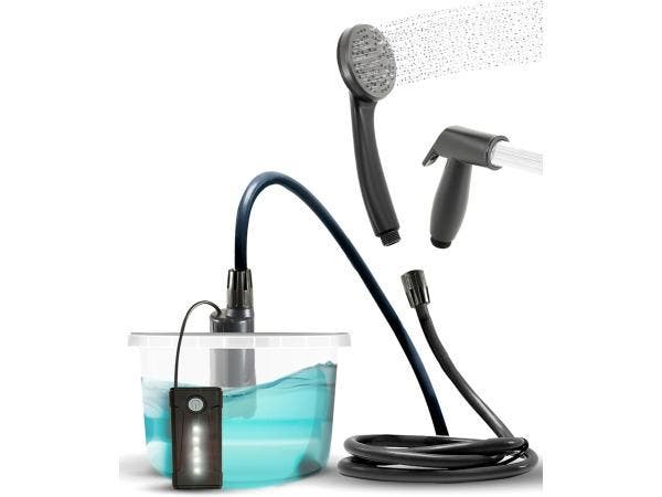 Veiling - Colapz USB oplaadbare Campingdouche tot 60 Minuten, Caravanes & Camping, Accessoires de camping