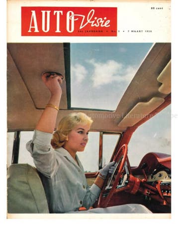 1958 AUTOVISIE MAGAZINE 05 NEDERLANDS, Ophalen of Verzenden
