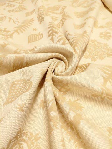 Stile Chalet Raffinato – Avorio Ton su Ton Jacquard Italiano
