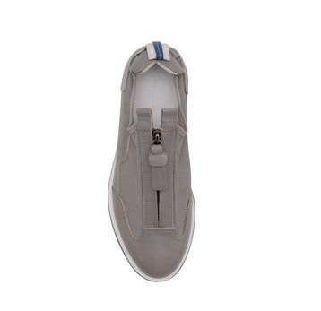 GIORGIO ARMANI - 7 UK - 41 IT - Shoes Sneakers Gray Zip-Up