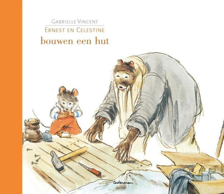 Ernest en Celestine Bouwen een hut / Ernest en Celestine / 0, Boeken, Kinderboeken | Kleuters, Zo goed als nieuw, Verzenden
