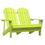 vidaXL Tuinstoel 2-zits Adirondack massief vurenhout groen, Verzenden, Nieuw