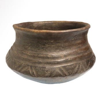 Etruscan Terracotta Grote decoratieve kom