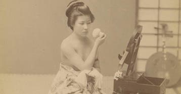 Enami, Farsari, Suzuki, Yokohama School (XIX) - Geisha at