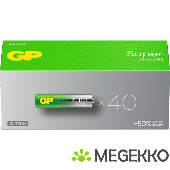 GP Batteries Super Alkaline GPSUP15A984S40 huishoudelijke, Informatique & Logiciels, Accumulateurs & Batteries, Envoi