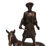 Antal Karoly - Sculpture, Hungarian Horseman On Horseback -