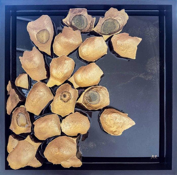 Maria Ruisi - Peinture Sculpturale Abstraite, Antiquités & Art, Art | Objets design